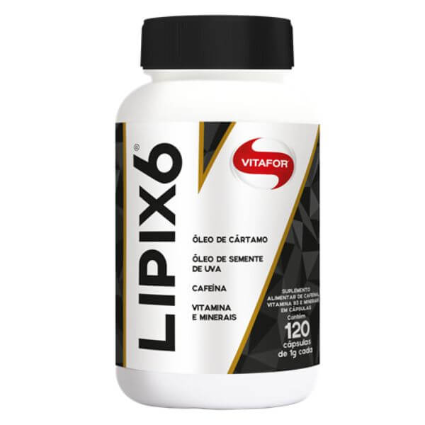 Lipix 6 - 120 Caps de 1000mg - Vitafor