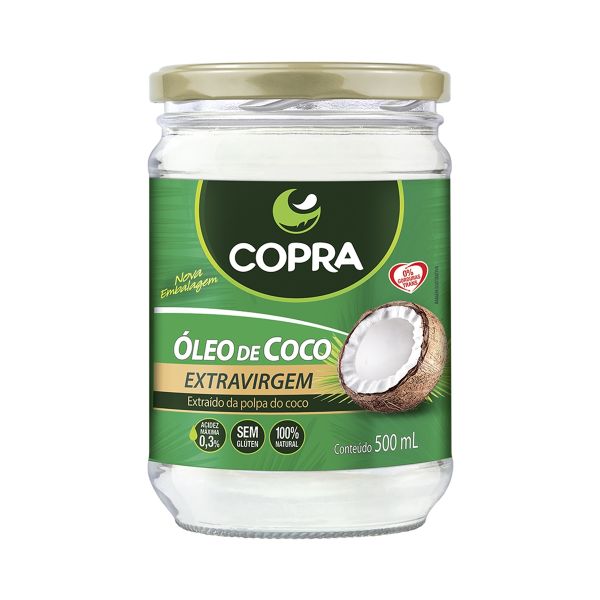 Óleo De Coco Extra Virgem 500ml - Copra