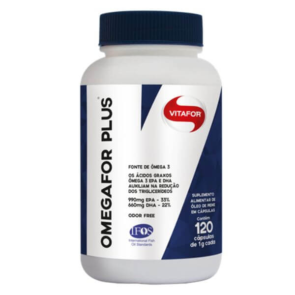 Ômegafor Plus 120 Cápsulas De 1000mg - Vitafor