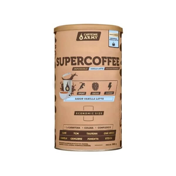 SuperCoffee Economic Size Vanilla Latte 380G - Caffeine Army