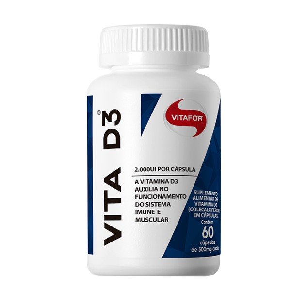 Vitamina D 30 Cápsulas De 500mg - Vitafor