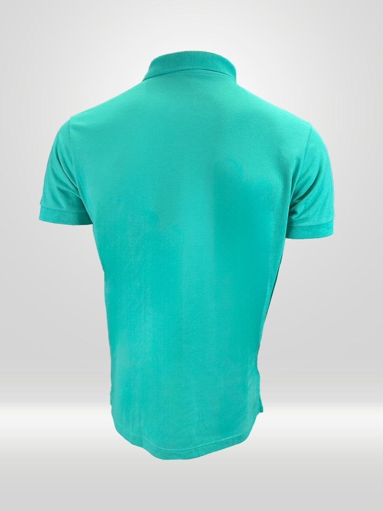 Camisa Polo Masculina Verde Água