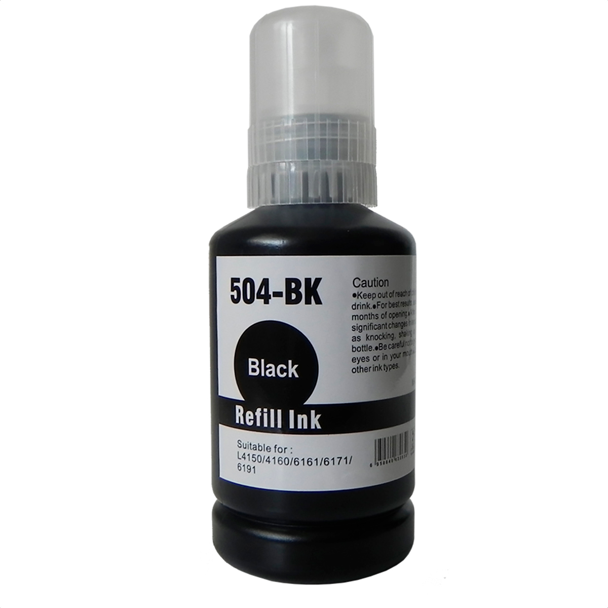 Kit Refil de Tinta T504 Compatível Bulk Ink L4150 e L4160 4 Cores