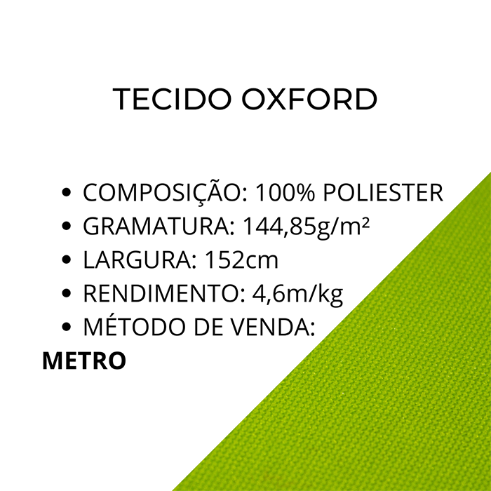 Tecido Oxford Verde Esmeralda