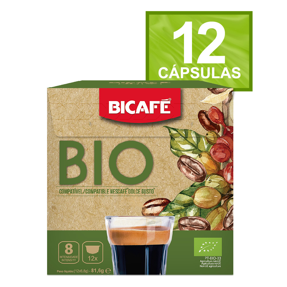 Cápsula De Café Bicafé Bio P/ Máquinas Dolce Gusto*