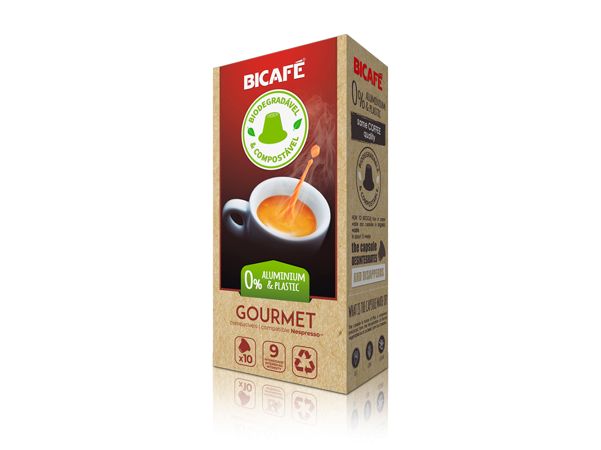 Cápsula De Café Bicafé Gourmet Biodegradável P/ Maq. Nespresso*
