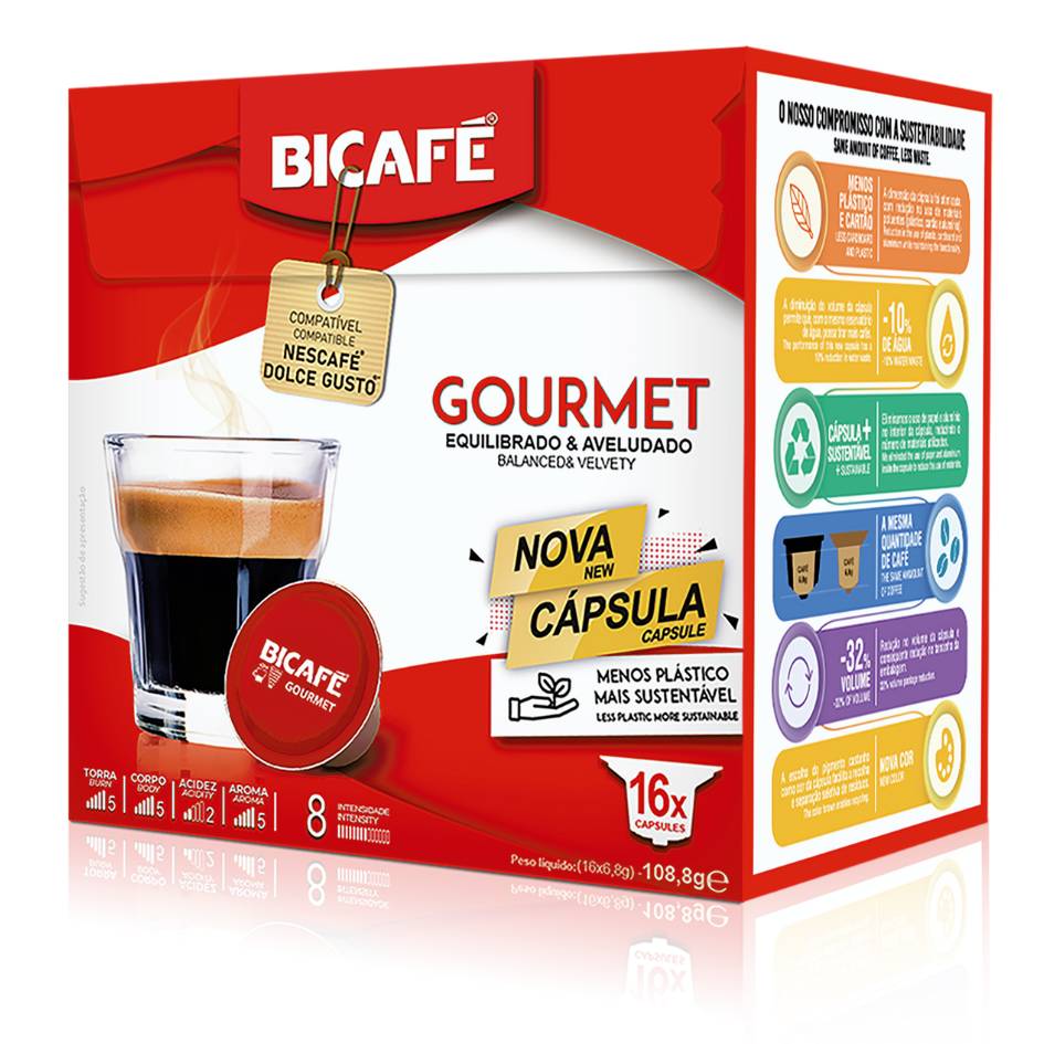 Cápsula De Café Bicafé Gourmet P/ Máquinas Dolce Gusto*