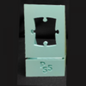 Base para tampa de caixa de quebra-cabeça Verde Água - Foto 0