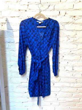 Vestido Diane Von Furstenberg Azul