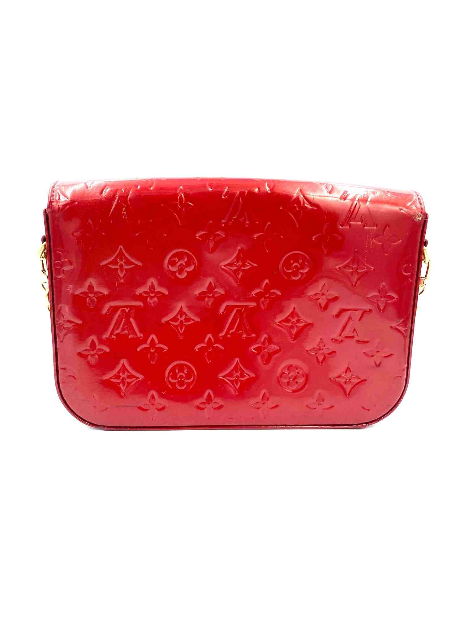 Bolsa Louis Vuitton Monogram Verniz Vermelha