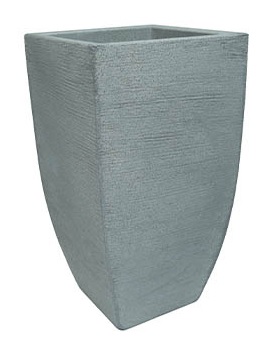 Vaso de Polietileno Trapézio Grafiato 75 cm - Reis Lixeiras