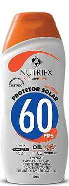 Protetor Solar Nutriex Fps 60 120Ml