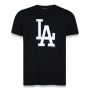 Camiseta New Era Los Angeles Algodão Preto MBI22TSH083