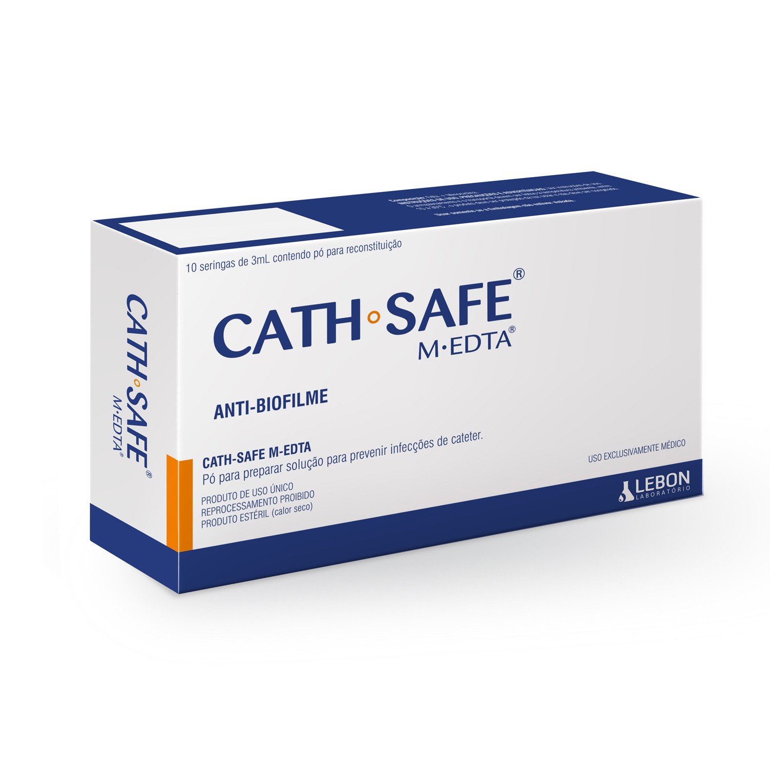 CATH-SAFE® M-EDTA – Prevenção de infecções em cateter e anti-biofilme [Caixa com 10 seringas]