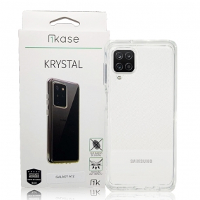 Capa Anti Impacto Samsung A12 - Ikase Krystal - TRANSP