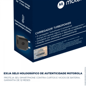 Fonte Turbo Power 10W (Sem cabo) - Motorola - PRETO