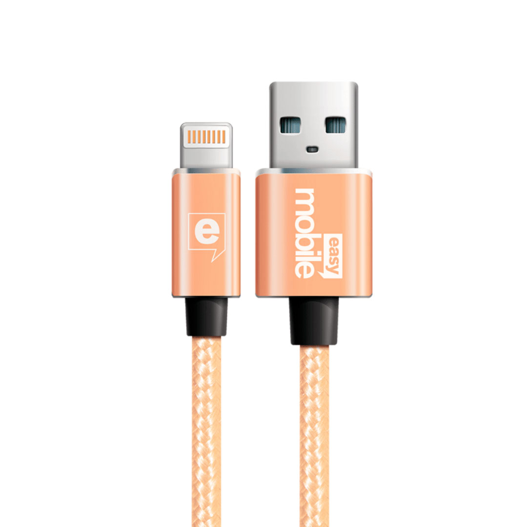 Cabo Premium USB - Lightning - Easy Mobile - 1,5M