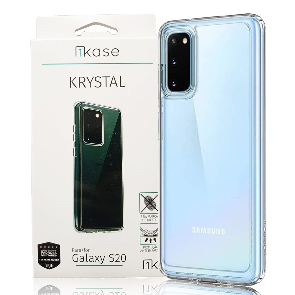 Capa Anti-Impacto Ikase Krystal Samsung Galaxy S20 - TRANSP