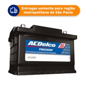Bateria 60ah ACDelco ADS60HD - Peugeot Palio Sandero Logan Strada