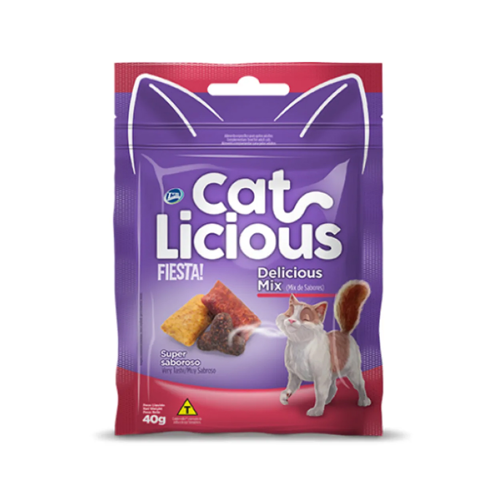 Petisco Cat Licious Fiesta Delicious Mix 40g