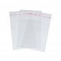 Saco Plástico BOPP com Aba adesiva | 30 x 40 + 3 | Pacote c/ 100 peças