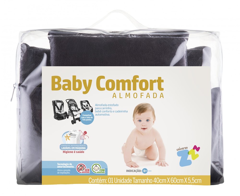Almofada Baby Comfort Grafite