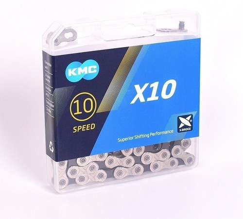 Corrente KMC X10 Silver 10V 116 elos