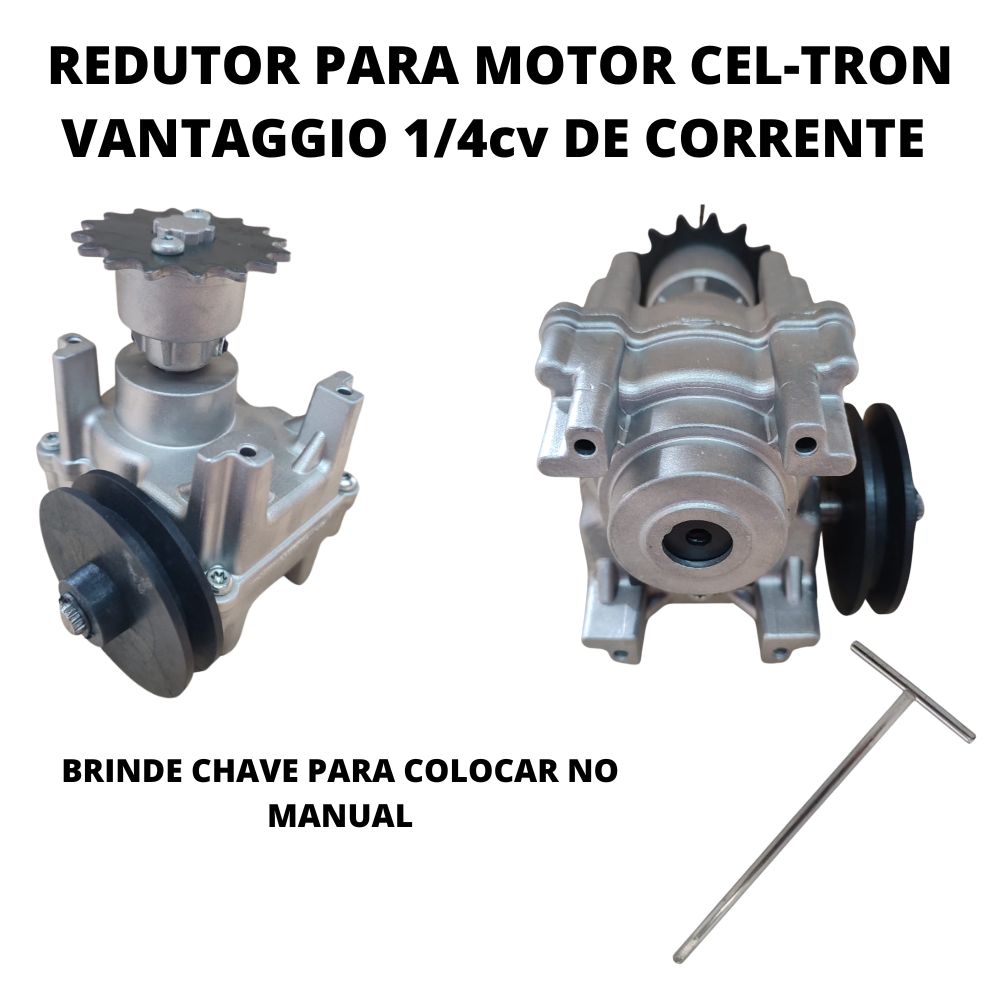 Redutor para Motor Vantaggio de corrente 1/4cv Cel-Tron