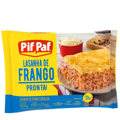 Lasanha De Frango 600G Pif Paf