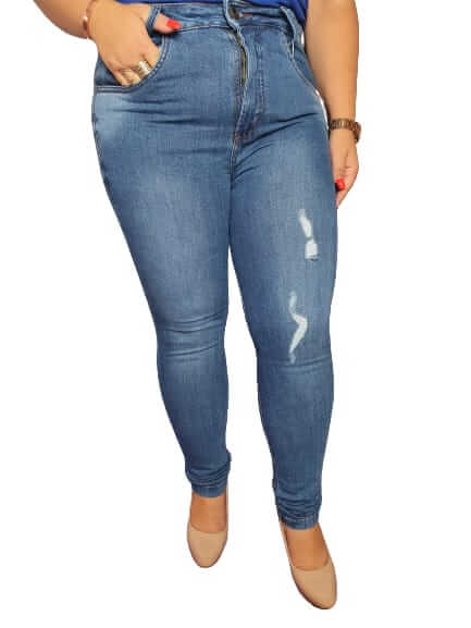 Calça Jeans Feminina Plus Size 2136 - 23 Graus Jeans Wear