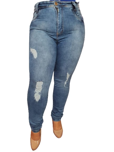 Calça Jeans Feminina Plus Size 2234 - 23 Graus Jeans Wear