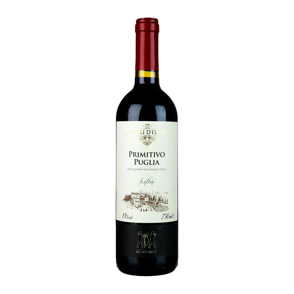 Vinho tinto meio seco Nobili D` I Primitivo Di Puglia 750 ml