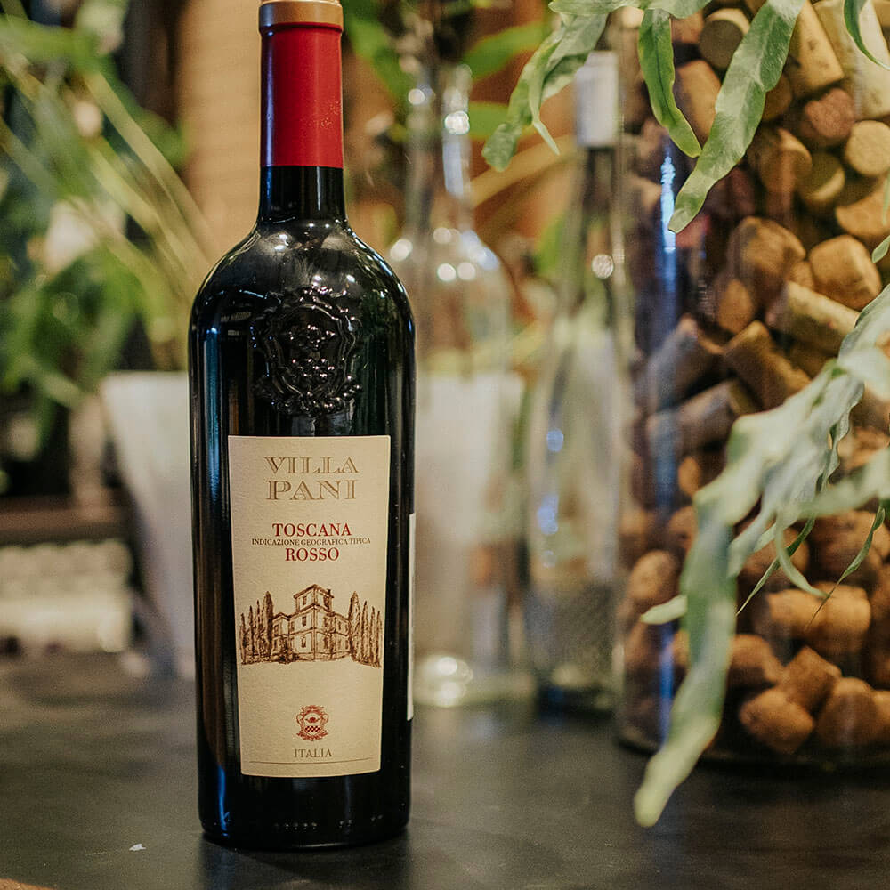 Vinho tinto meio seco Toscana IGT - Rosso VILLA PANI - 750ml