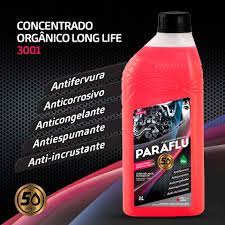 Aditivo Radiador Concentrado Paraflu Bio Orgânico Rosa - 1l