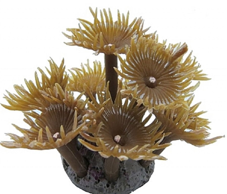 Enfeite de Silicone Soma Coral Zoanthus Dourado 02 (078002)