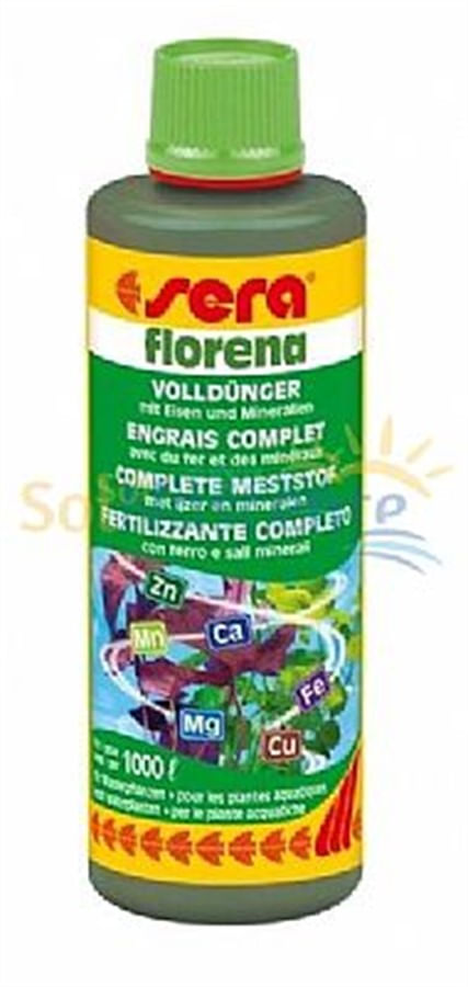 Sera Florena 250ml (Trata 1.000 litros de água de aquário)