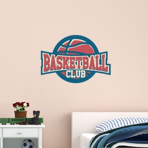 Adesivo de Parede Basketball Club
