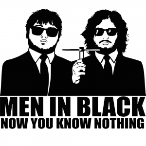Adesivo de Parede Men In Black Now You Know Nothing