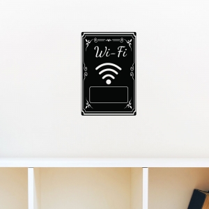 Adesivo de Parede Personalize sua Senha Wi-Fi