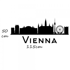 Adesivo de Parede Skyline Vienna