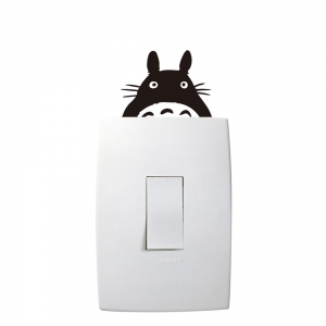 Adesivo de Parede Totoro Interruptor