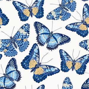 KIT Adesivos de Azulejos Borboletas Azuis