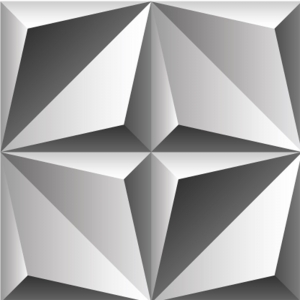 KIT Adesivos de Azulejos Perspectiva Triângulos