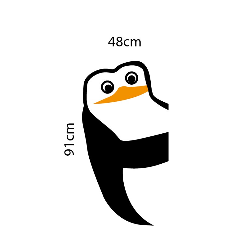 Adesivo de Geladeira Quadrilha Pinguim: Meliante 02