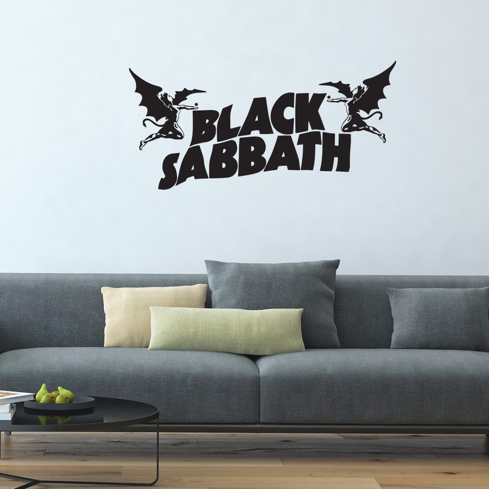 Adesivo de Parede Black Sabbath Logo