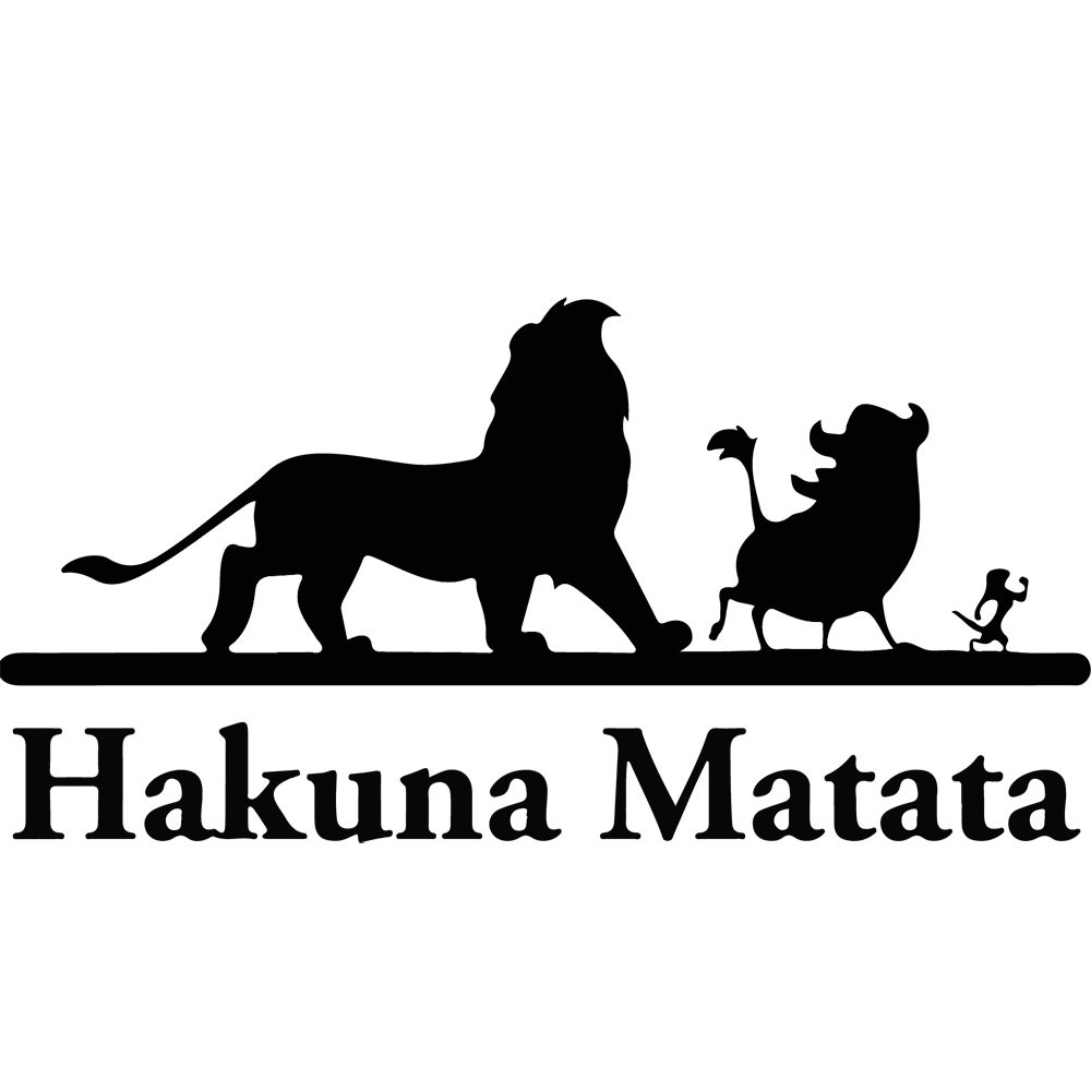 Adesivo de Parede Hakuna Matata