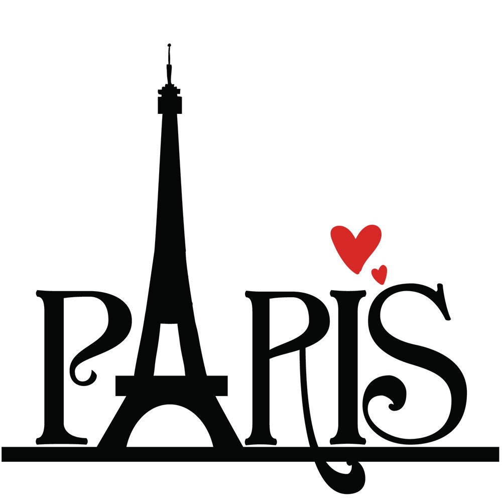 Adesivo de Parede Paris In Love