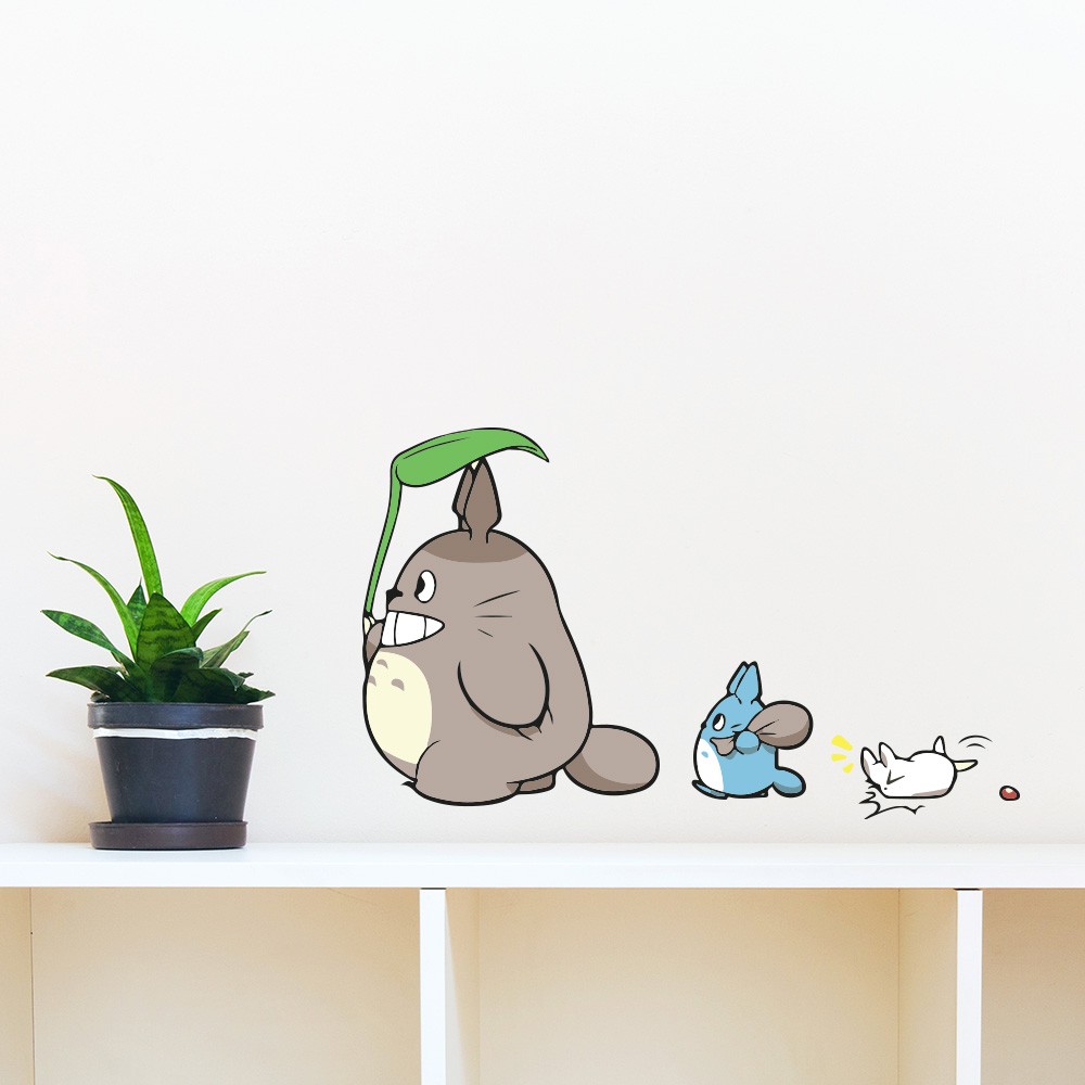 Adesivo de Parede Totoro Friends