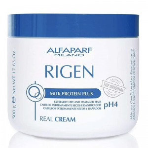 Alfaparf Máscara Rigen Milk Protein Plus Real Cream - 500g - Foto 0