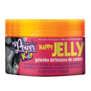 Geleinha definidora de cachos Happy Jelly Soul Power Kids 250g - Foto 4